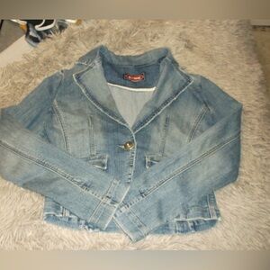 denim long sleeve jacket